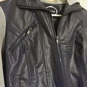 Navy blue and gray jacket